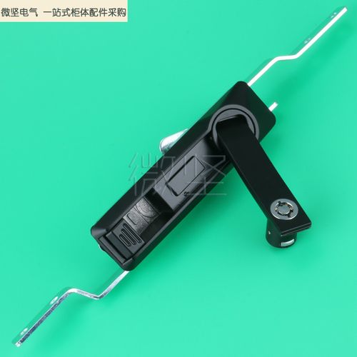 A弹黑亚连杆锁 高低压柜与威图柜门的可靠之选，动力控制柜门锁现货供应